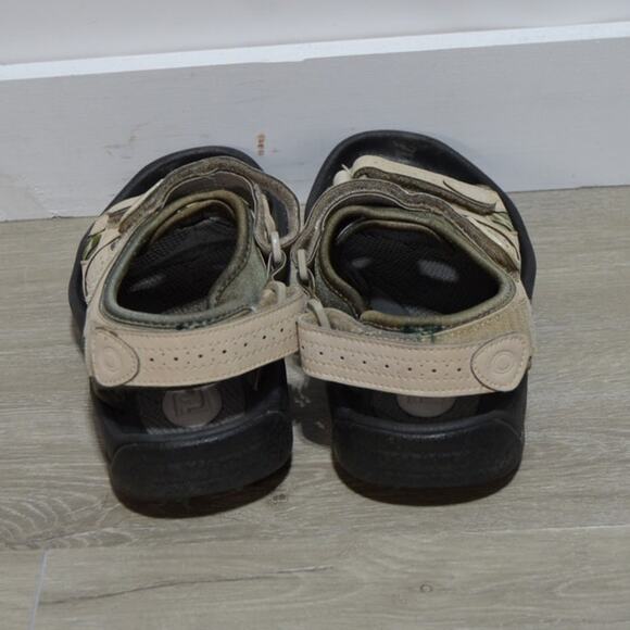 Footjoy Woman's Golf Cleat Sandal Tan & Green Size 7 - Picture 4 of 7